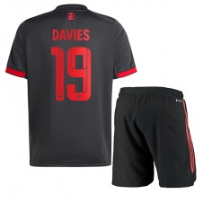 Bayern Munich Alphonso Davies #19 Tredjedraktsett Barn 2022-23 Kortermet (+ korte bukser)